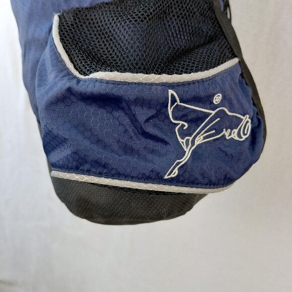 VTG PING MOON-LITE Golf Bag Blue 3 Way Karsten Sunday Range Travel John Wooden - Picture 5 of 12